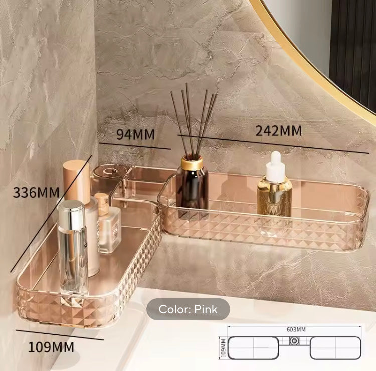Multifunctional Wall Mounted Rotating Shelf