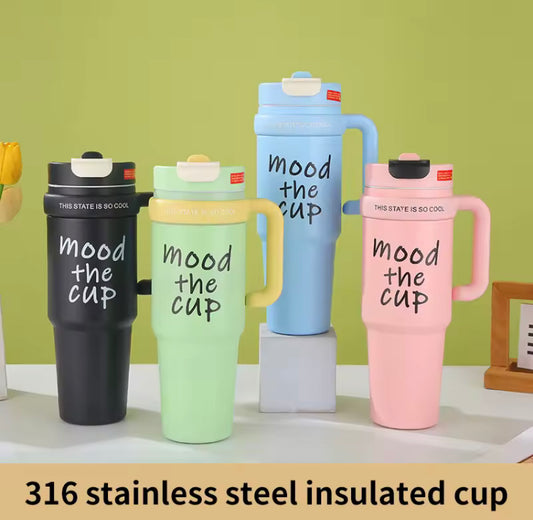 1200ml Stainless Steel Insulated Coffee Mug Tumbler