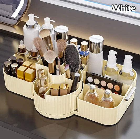 Large Capacity Organizer with Rotating Brushes Holder