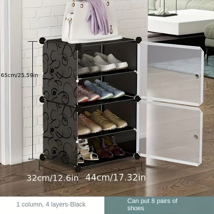 Modern Metal Shoe Cabinets Rack for Living Room