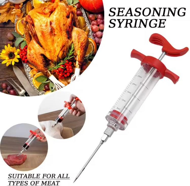 BBQ Meat Chicken Flavour Seasoning Injector Syringe