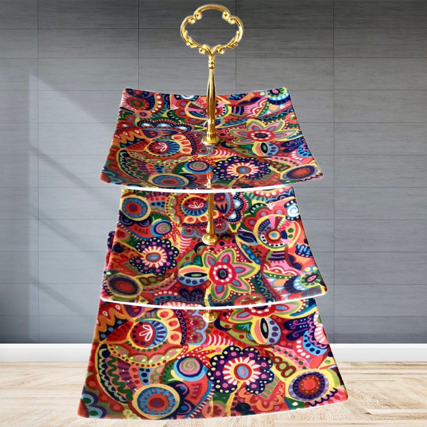 3 Tier Melamine Dessert Stand Perfect for Household Decor