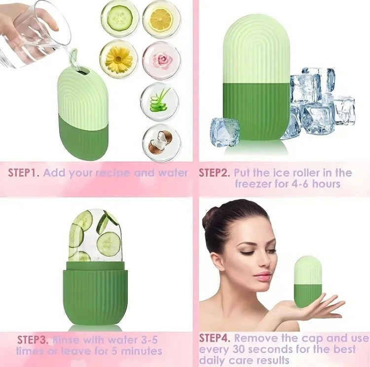 1 Pc Facial Beauty Massage Ice Roller for All Skin Types