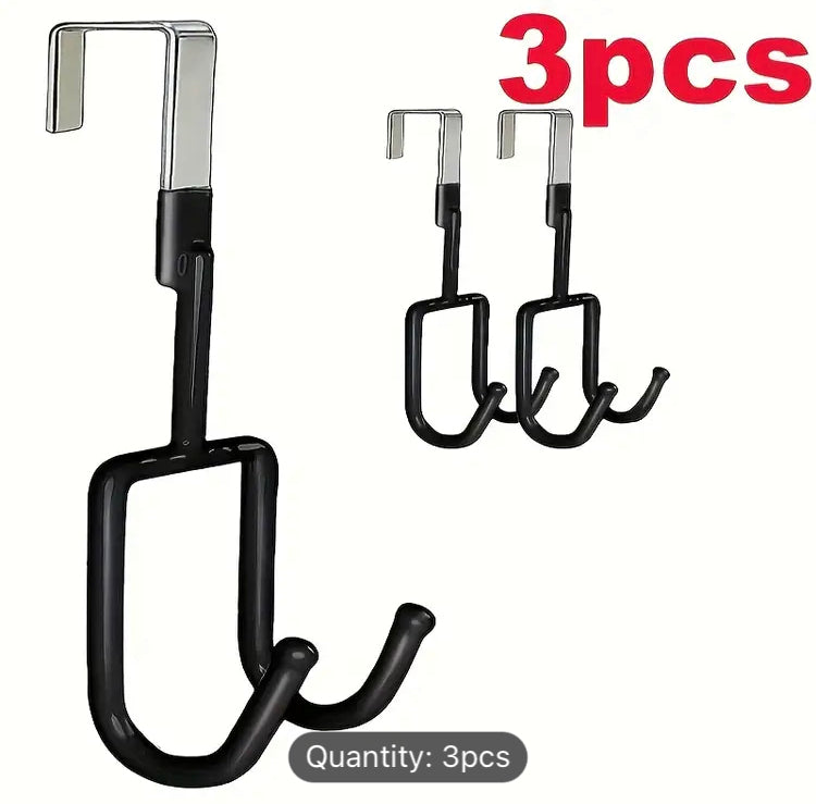 3 Pcs Over the Door Heavy Duty Multipurpose Hooks