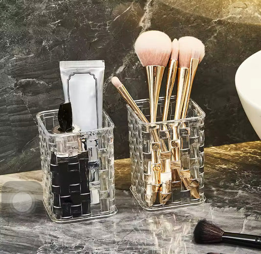 Luxury Acrylic Makeup Brushes / Multipurpose Holder