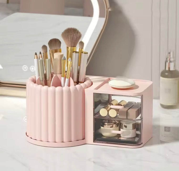 Large Capacity Rotating Drawer Storage Organizer