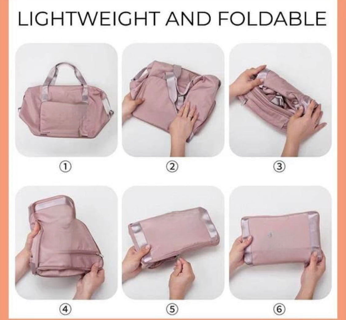 Portable Foldable Expandable Large Capacity Travel Bag