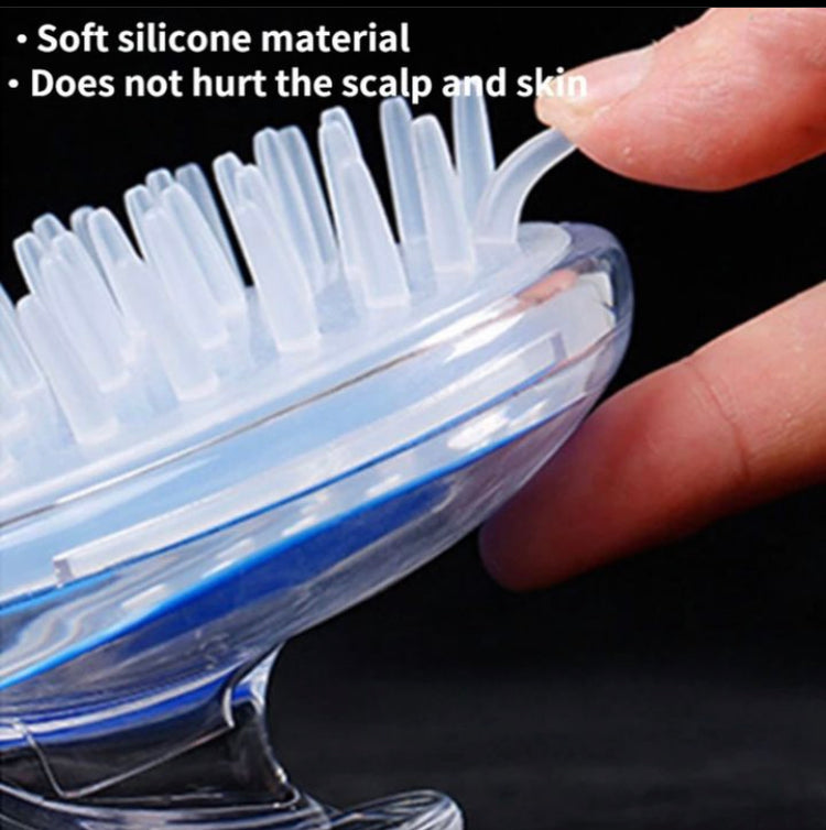 Crystal Transparent Hair Scalp Brush