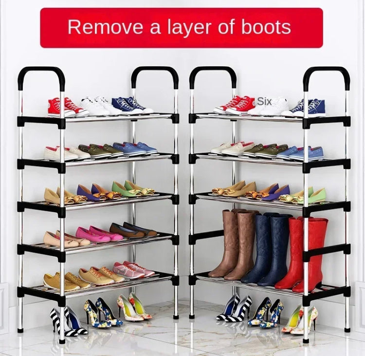 6 Layers Metal Shoe Rack