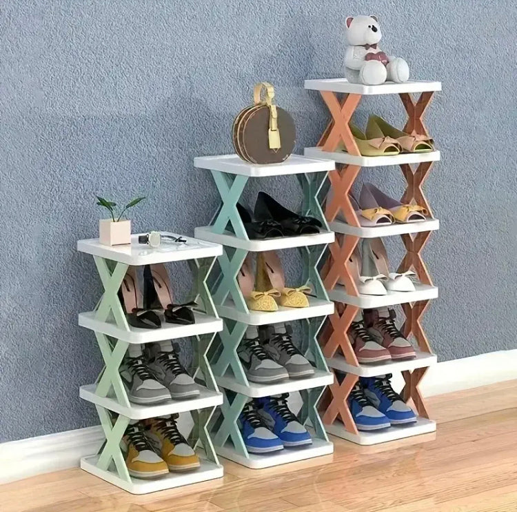 Multi-layer Foldable Detachable Shoe Rack