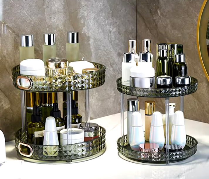 Double Layer Acrylic Makeup Cosmetic Organizer
