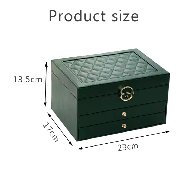 Multi Layer Leather Large Organizer for Jewellery
