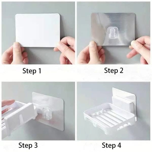 Punch Free Wall Mounted Soap Dish