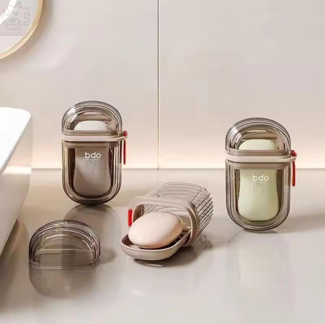 Transparent Portable Sealed Soap Box