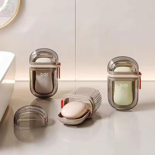 Transparent Portable Sealed Soap Box