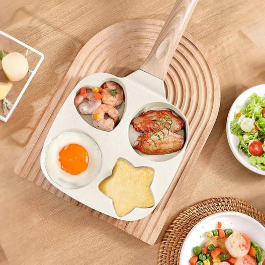 Non-Stick Heart & Star Shaped Frying Pan with Box Packaging