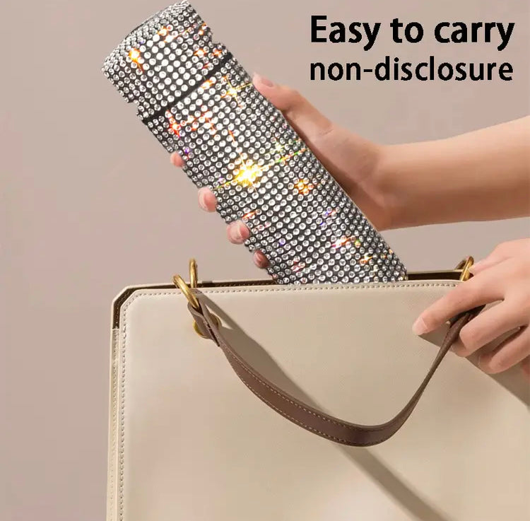 500ml Rhinestones Stainless Steel Insulated Temperature Bottle