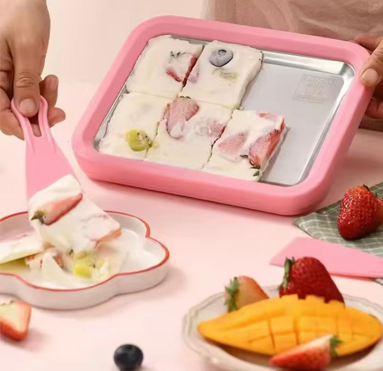 Instant Fresh Homemade Rolled Ice Cream Maker