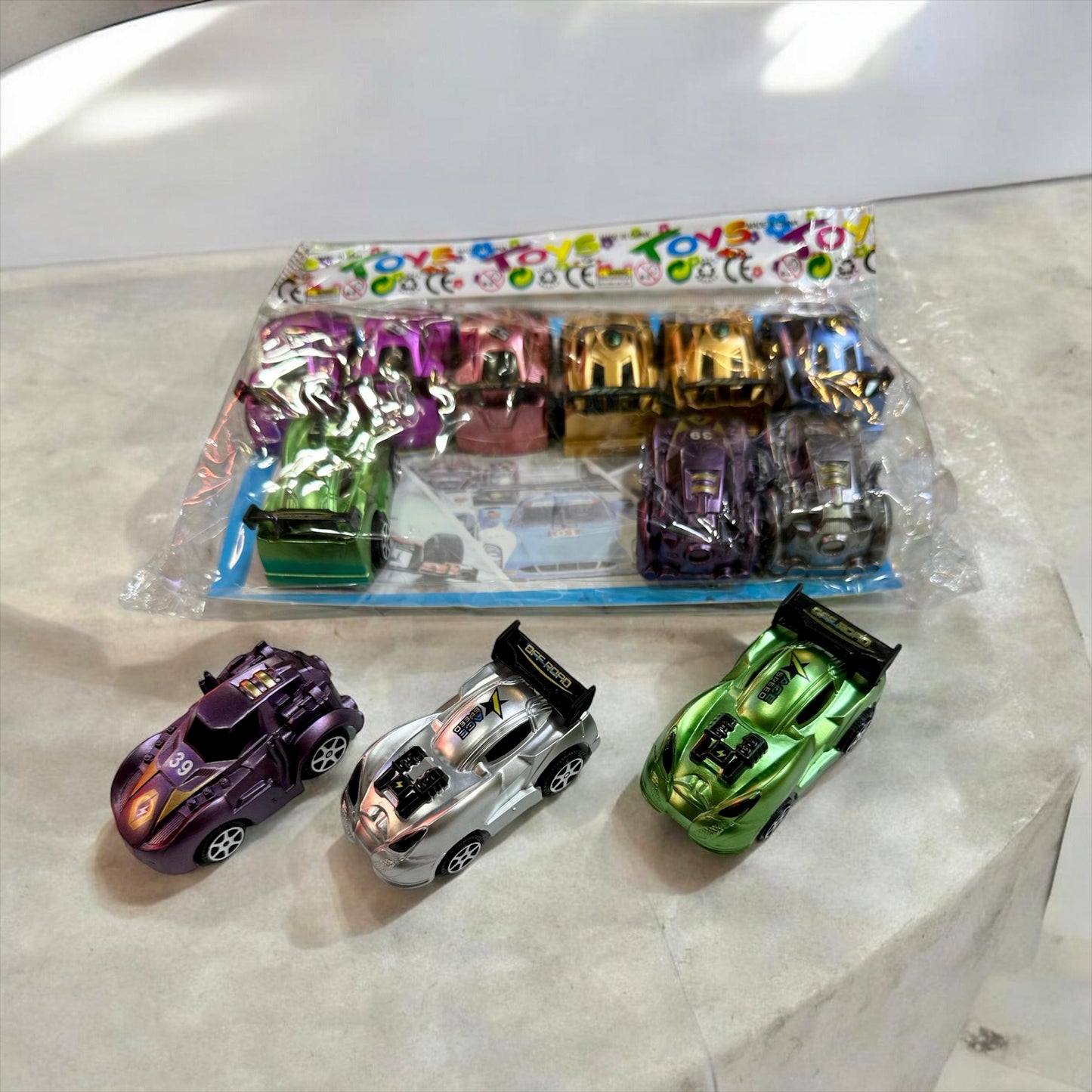 12 Pcs Toy Tribe Pull Back Function Die Cast model Cars 
For Kids
