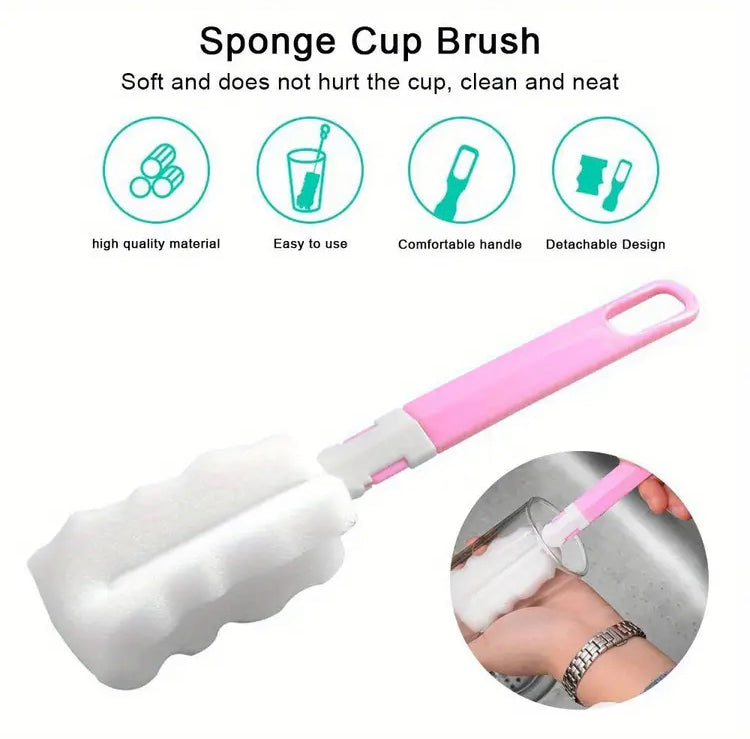 Sponge Bottle Cleaning Brush High Quality