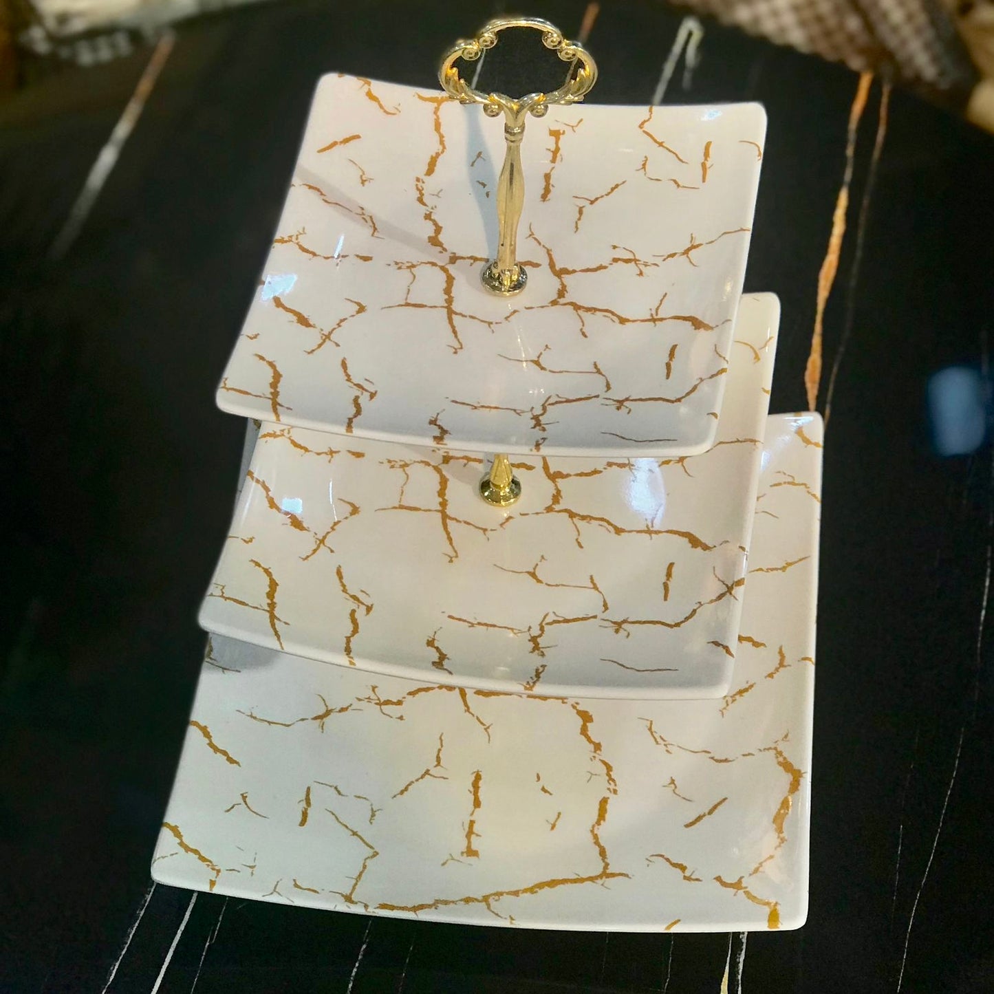 3 Tier Melamine Dessert Stand Perfect for Household Decor