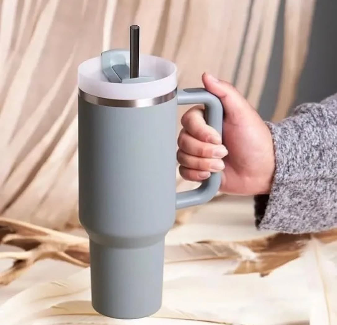 40oz Stainless Steel Vaccum Tumbler Insulated Mug with Straw