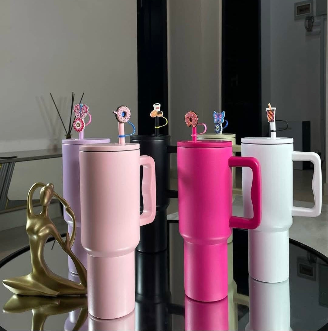 40oz Leakproof Tumbler with Lid & Straw