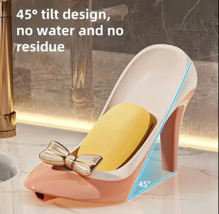 Sandal Design Soap Dish with Drainage