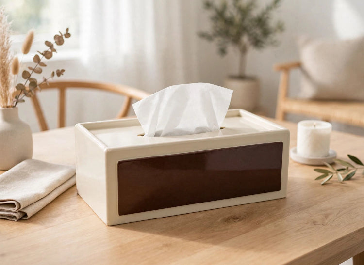 Heavy Quality Big Size Wooden Tissue Box