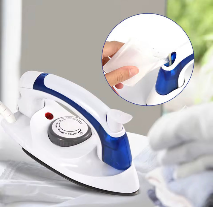 Portable Foldable Water Spray Steam Iron