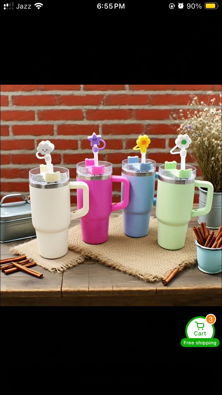 14oz Stainless Steel Insulated Tumbler with Lid, Handle & Straw