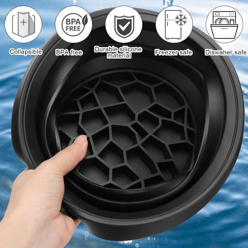 Silicone Foldable Facial Face Ice Bowl