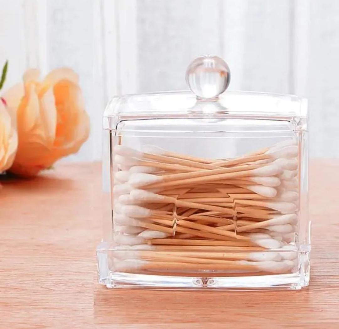 Acrylic Cotton Swabs Holder