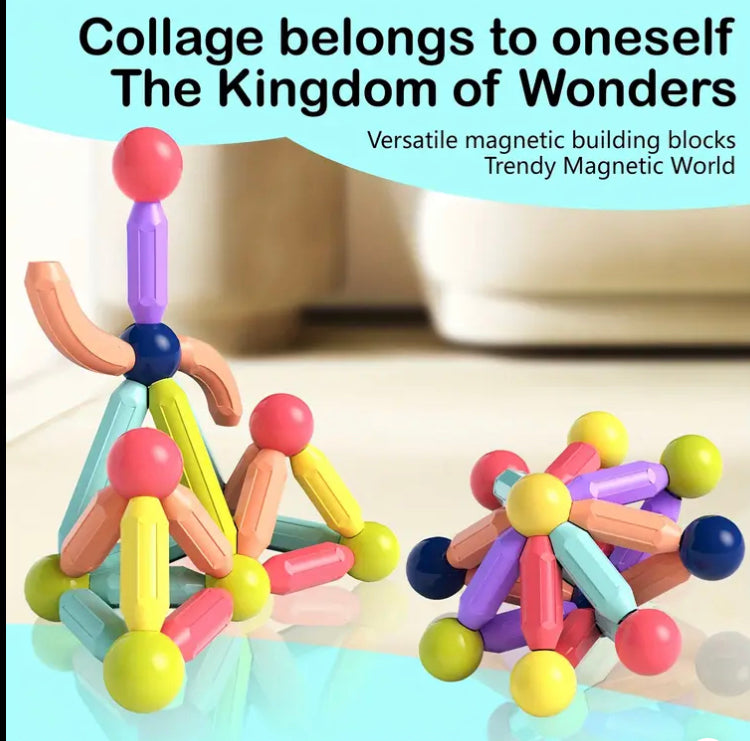 25 Pcs Magentic Block Set for Kids