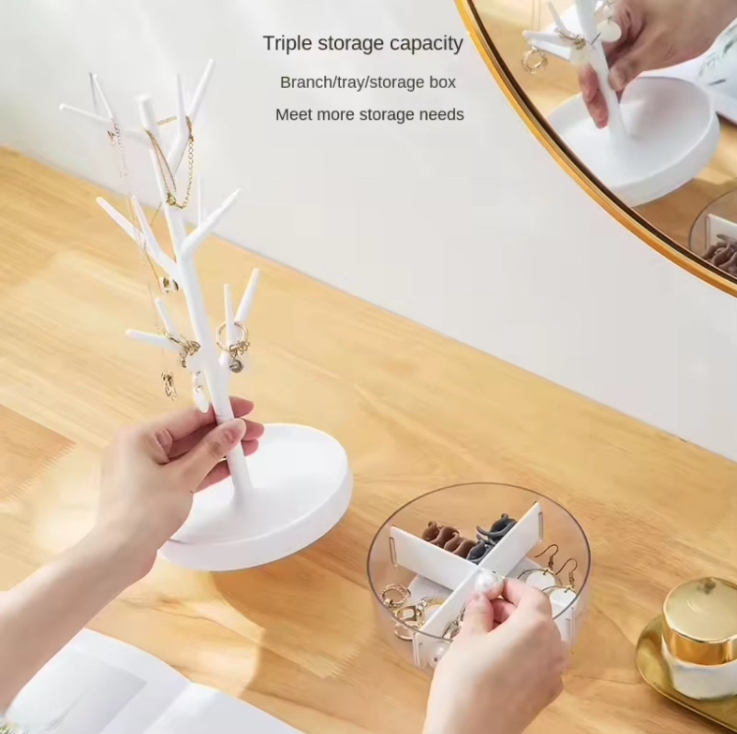 Rotating Jewellery Storage Rack