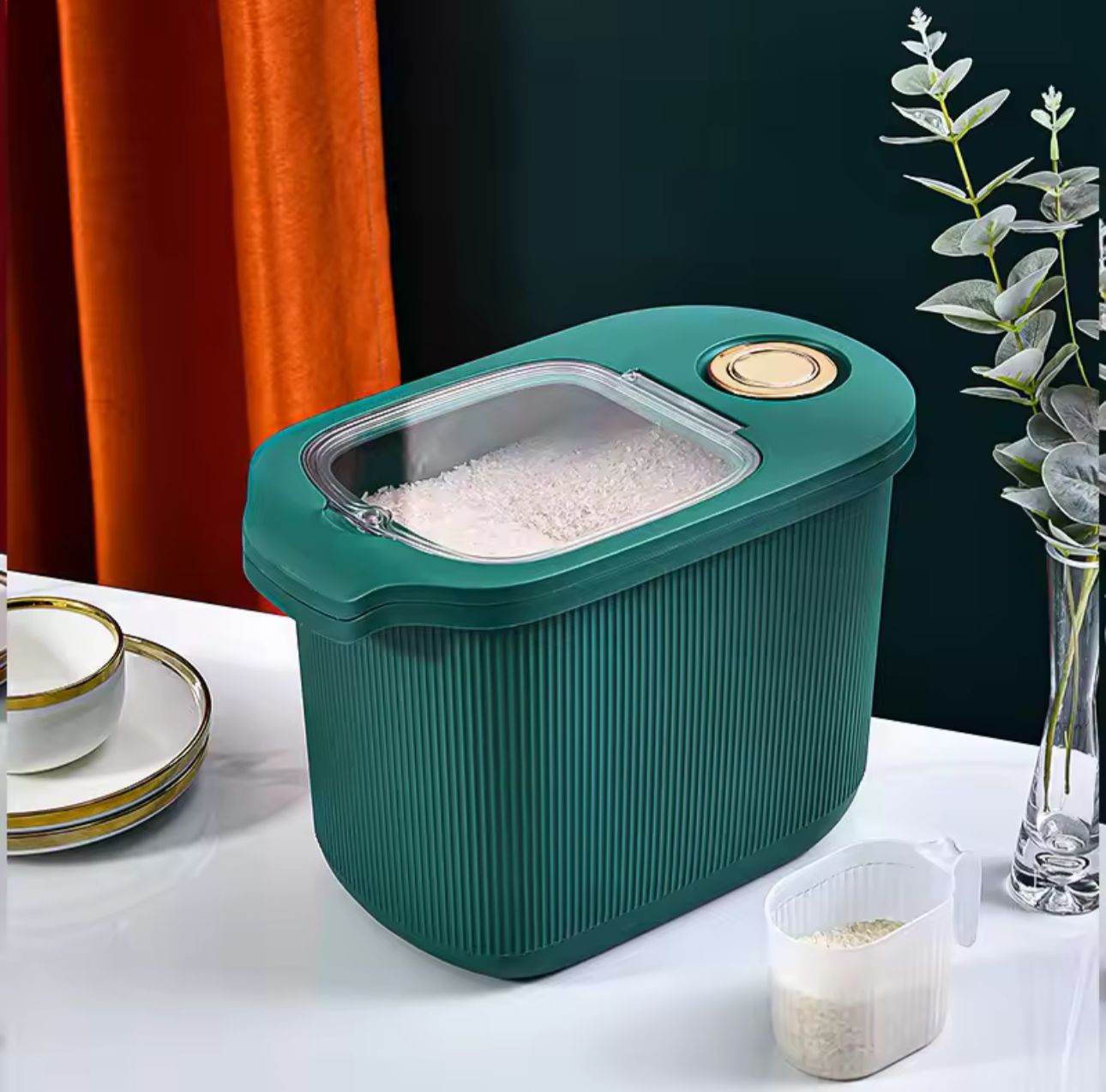 Luxury Storage Bucket for Rice, Grain & Flour etc