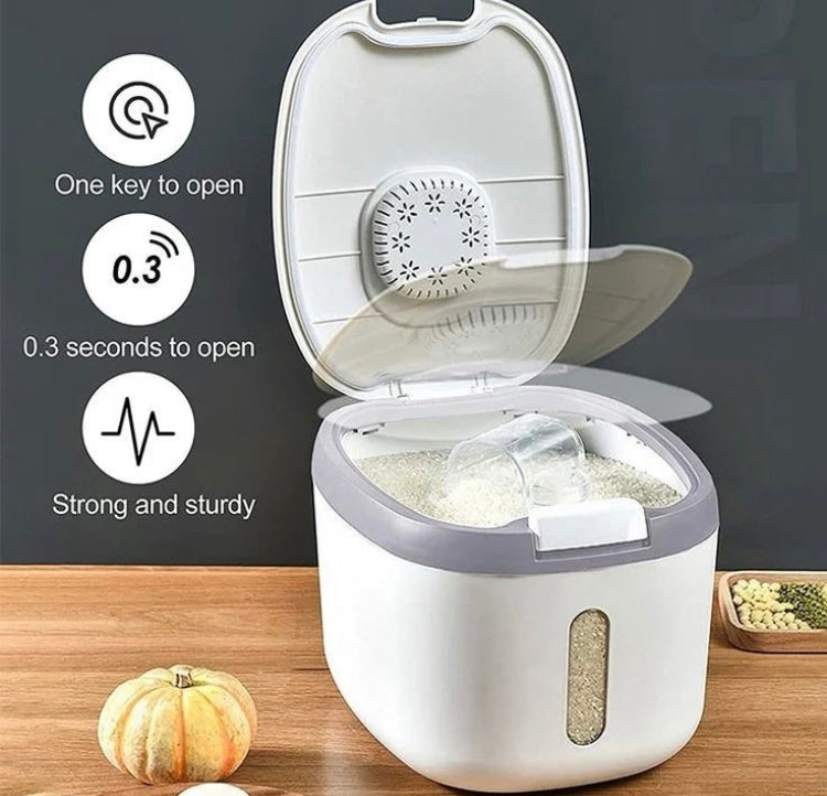 10kg Kitchen Moisture Proof Rice & Flour Container