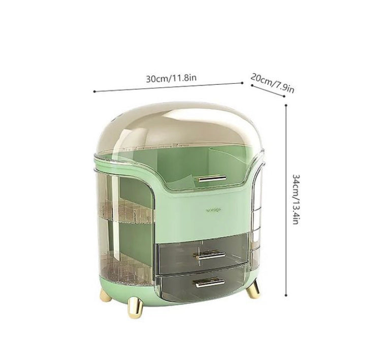 Luxury Large Capacity Dusproof Cosmetics Makeup Organizer