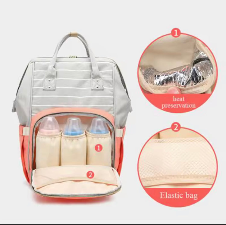 Large Capacity Mommy Bag for Kids Diaper & Multipurpose Accessories