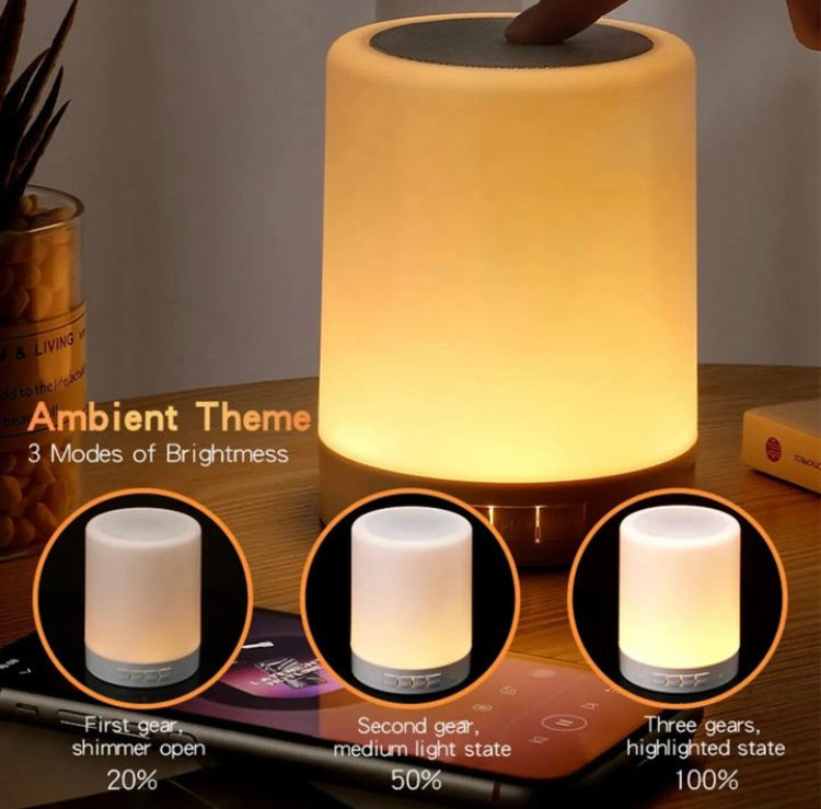 2 in 1 Touch Mini Rechargeable Portable Bluetooth Speaker and Lamp