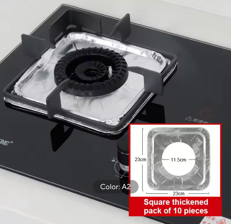 10Pcs/set Thickened Aluminum Stove Protecting Foil Covers