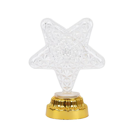 LED Star Shaped Mini Night Light Lamp (Cell Operated)