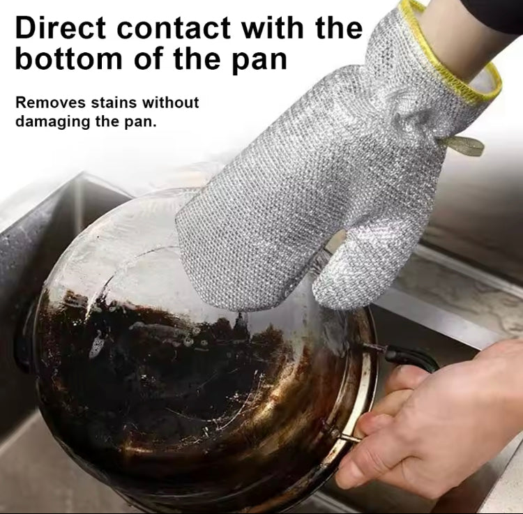 Double Sided Net Cleaning Gloves (Single)