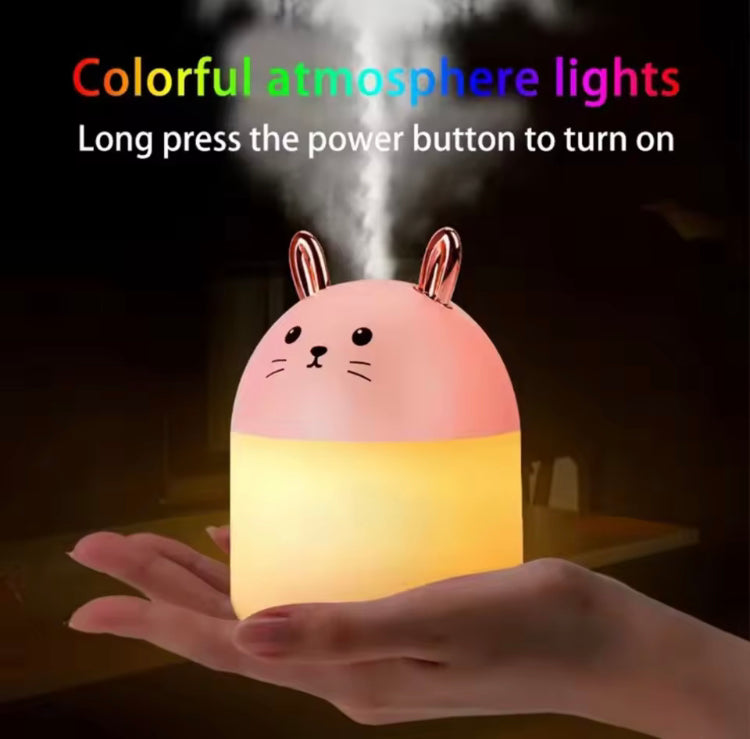 Mini Portable Humidifier with Colourful Lights