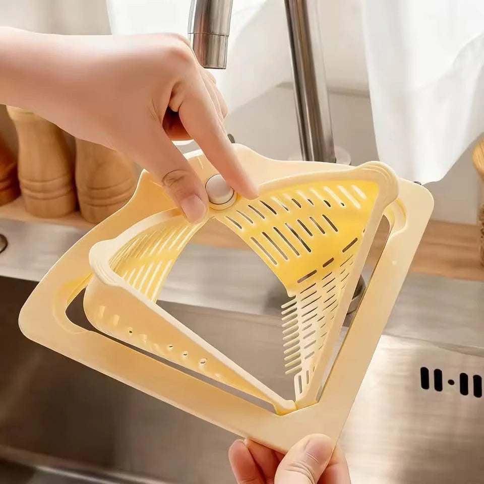 Magnetic Corner Sink Drain Basket