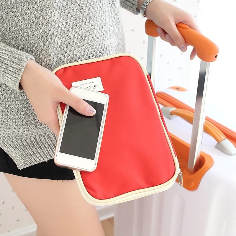 Multifunctional Passport Storage Travel Documents Wallet