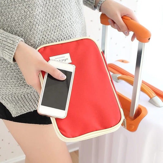 Multifunctional Passport Storage Travel Documents Wallet
