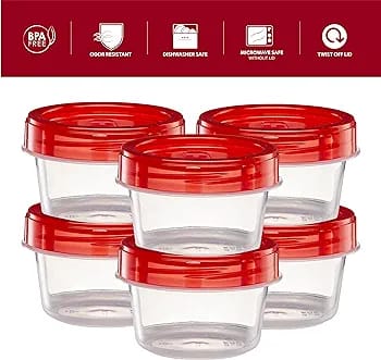 10 Pcs Storage 150ml Jars with Airtight Screw Top Lid