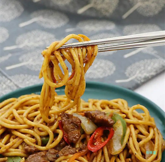 5 Pairs of Stainless Steel Chopsticks