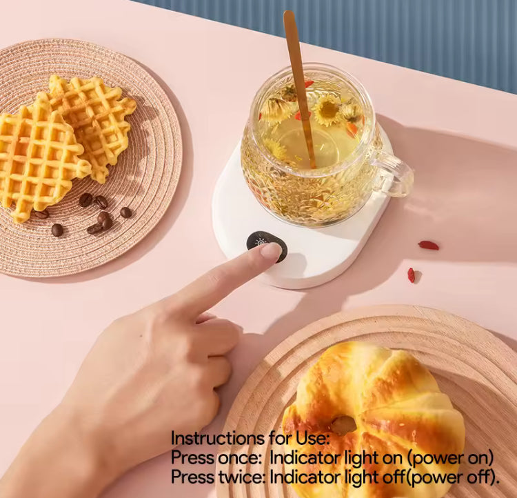 Oval Shape Cup Warmer for Coffee Milk Water Heating Pad